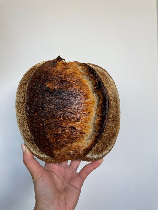 100% WHOLE-WHEAT SOURDOUGH RECIPE