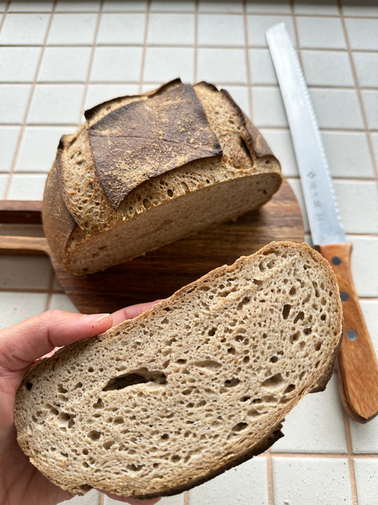 EASY WHOLEMEAL GLUTEN-FREE SOURDOUGH BREAD RECIPE