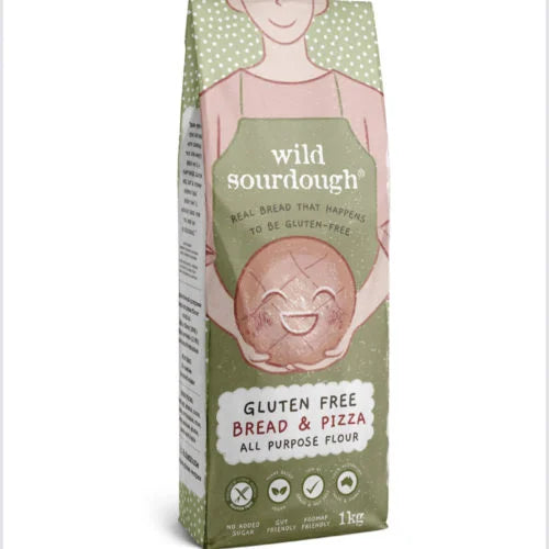 2KG Wholemeal Gluten-Free Bread Flour By Wild Sourdough