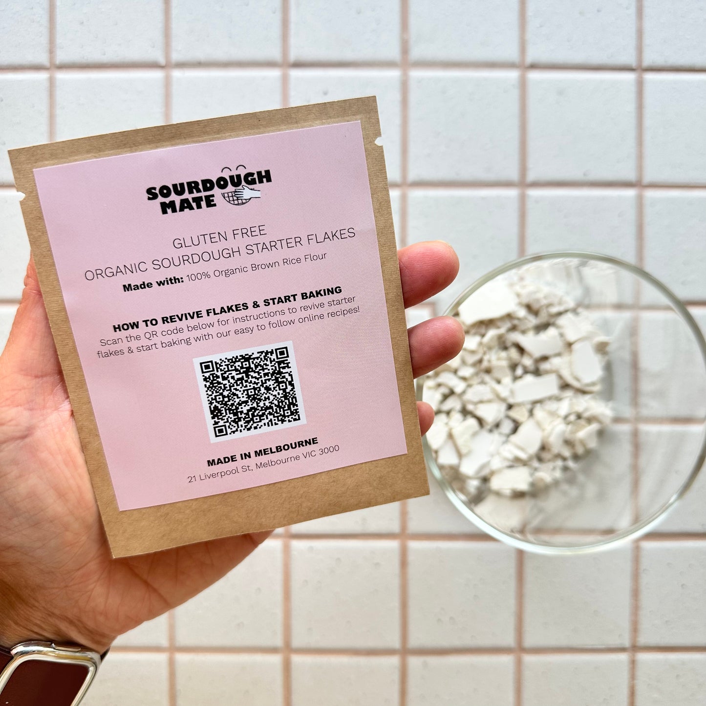 Gluten-Free Sourdough Starter Flakes