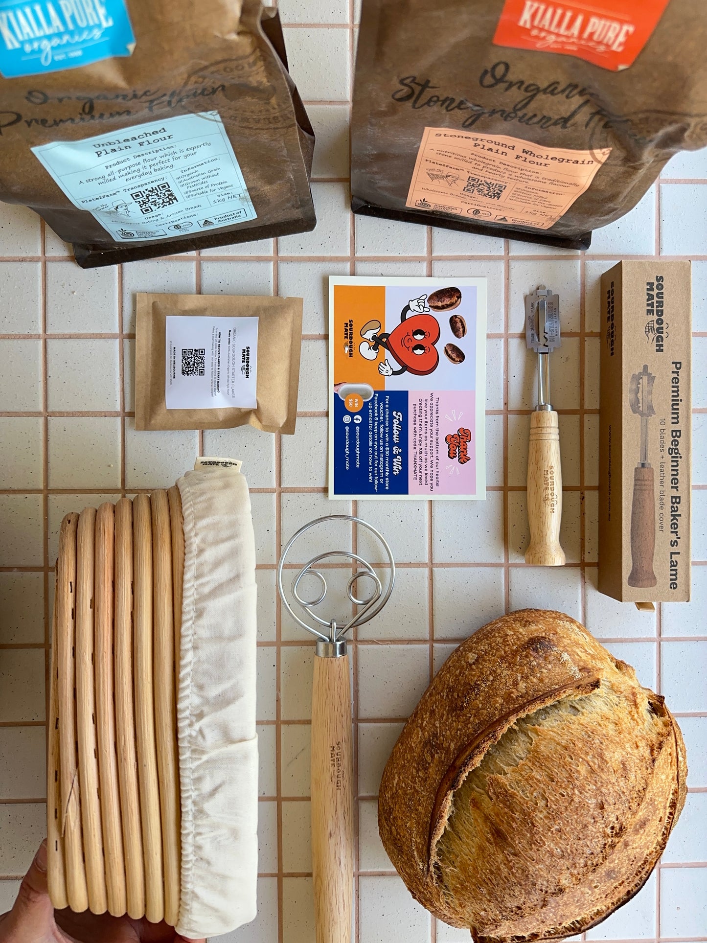 Complete Organic Sourdough Starter Kit