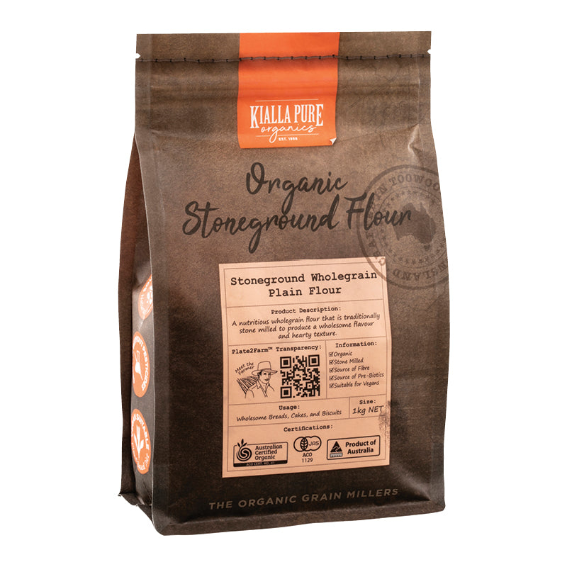Organic Stoneground Wholegrain Flour 1kg