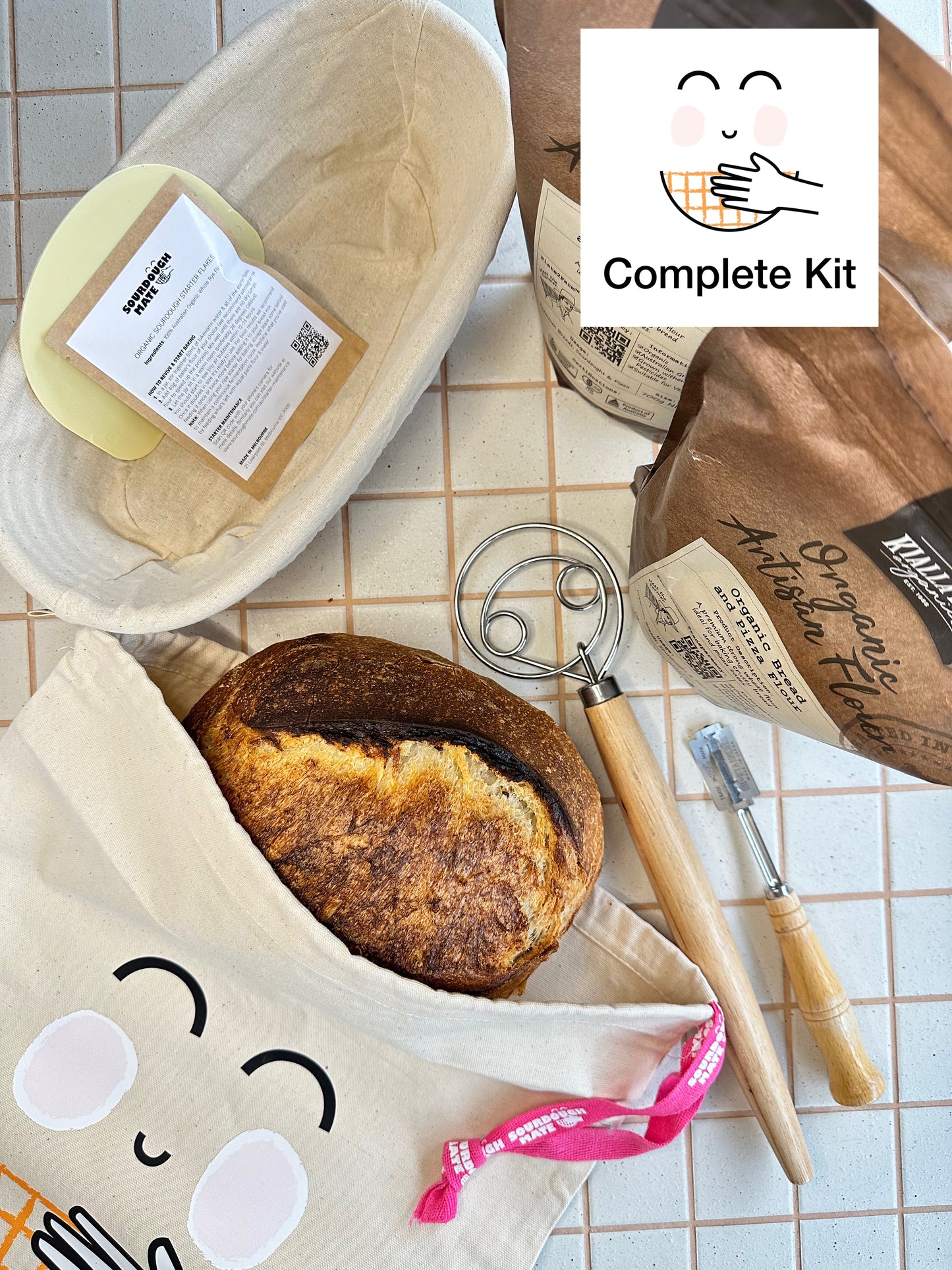 Complete Organic Sourdough Starter Kit