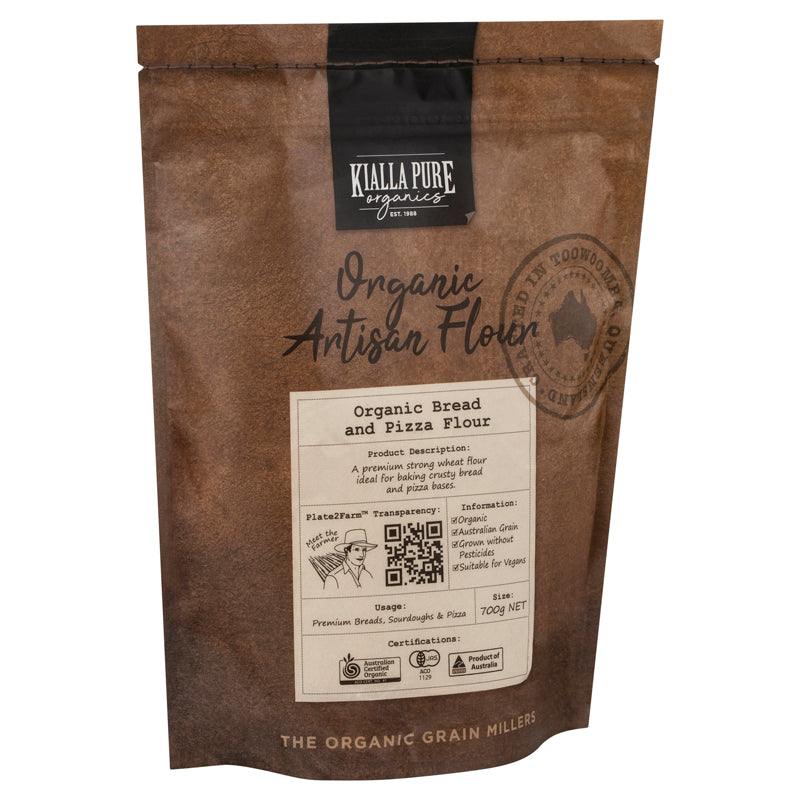 Kialla Pure Organics Bread & Pizza Flour 700g