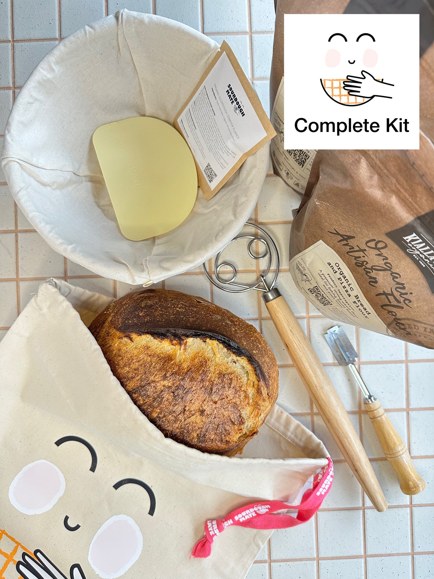 Complete Organic Sourdough Starter Kit