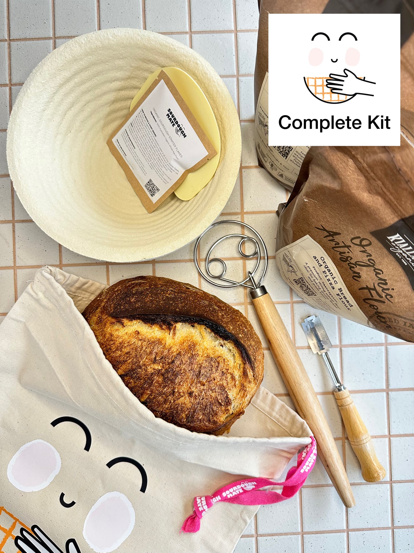 Complete Organic Sourdough Starter Kit