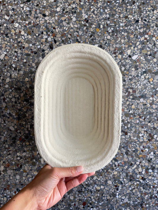 Wood Pulp: Short Oval Spiral Banneton