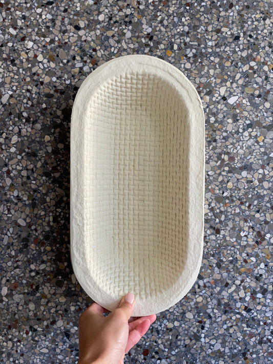 Wood Pulp: Large Oval Waffle Banneton