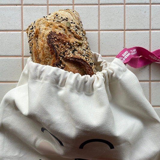 Re-usable Organic Linen Bread Bag