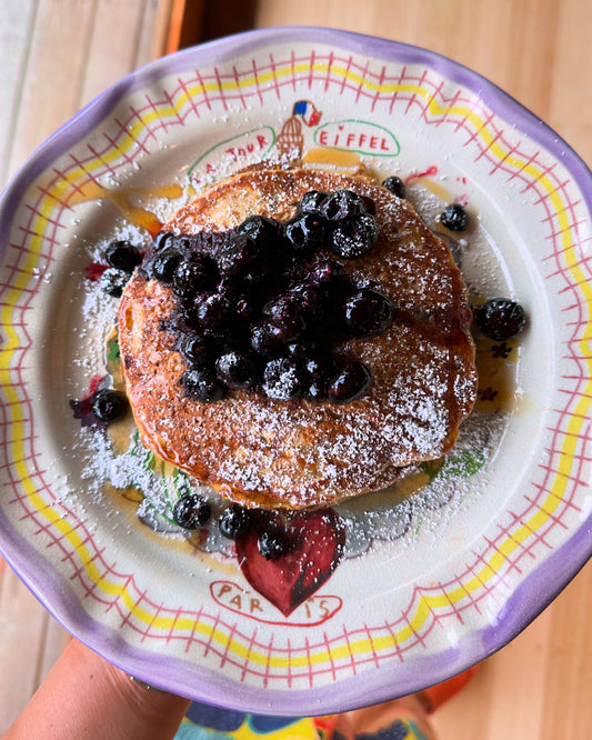 EASY VEGAN WHOLE RYE PANCAKES