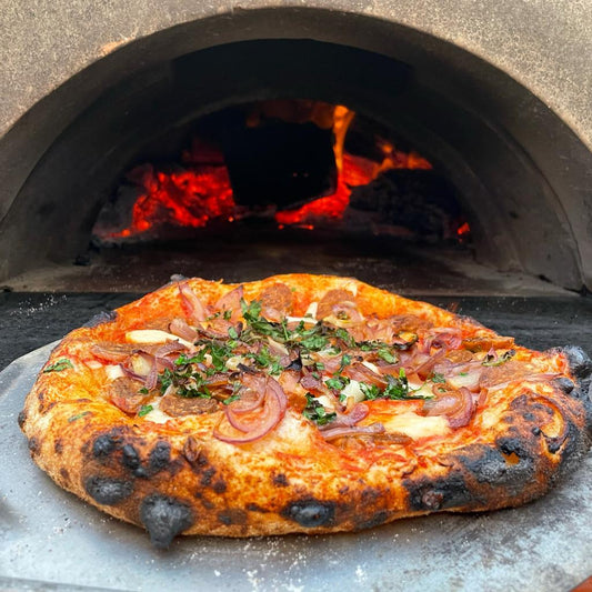 Wood fired sourdough pizza