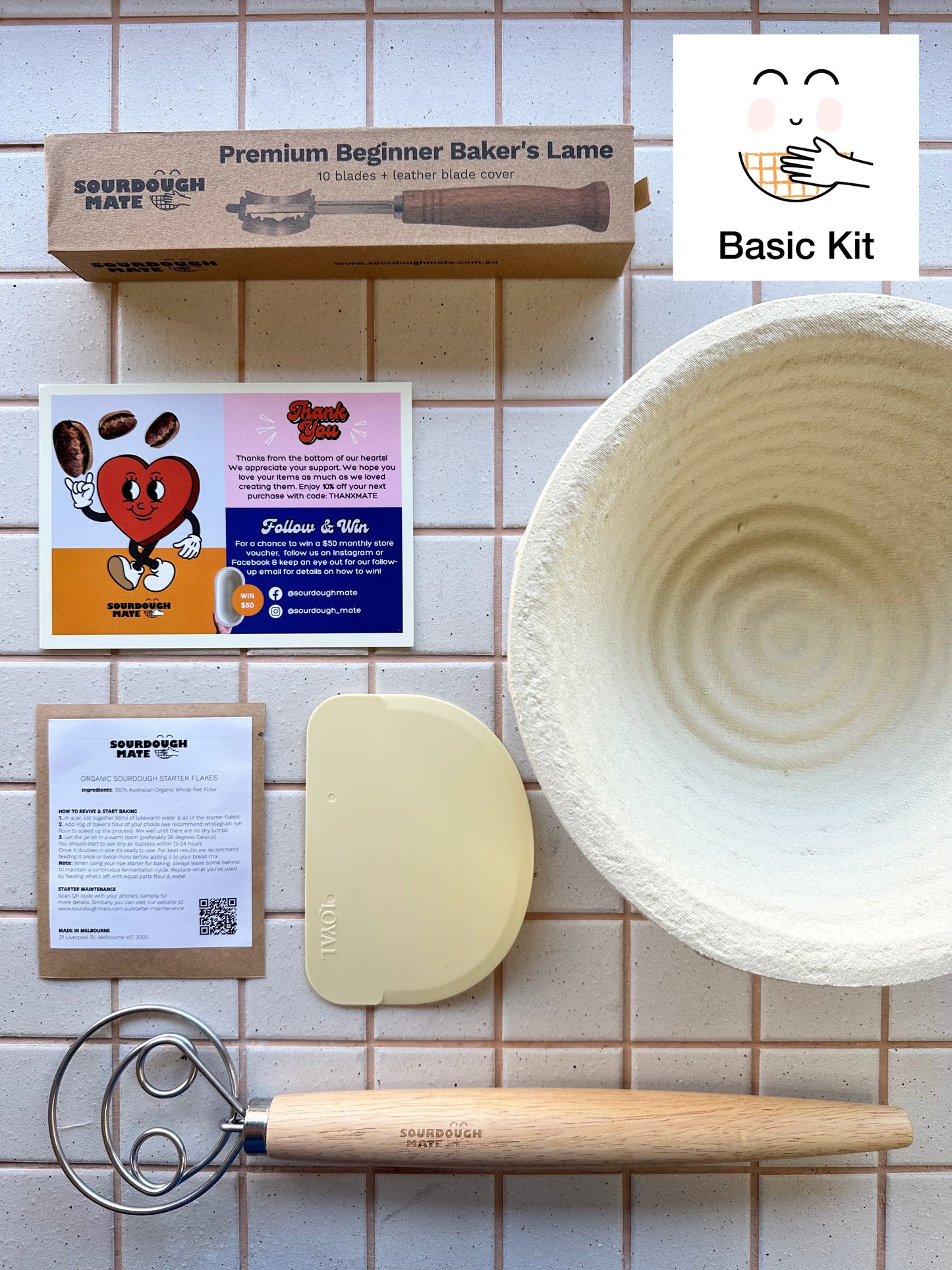 Basic Sourdough Starter Kit