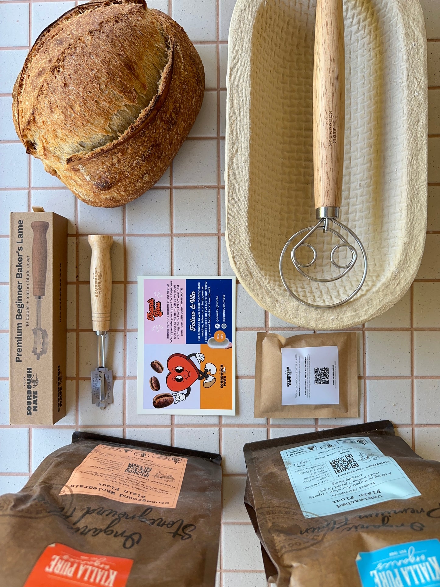 Complete Organic Sourdough Starter Kit