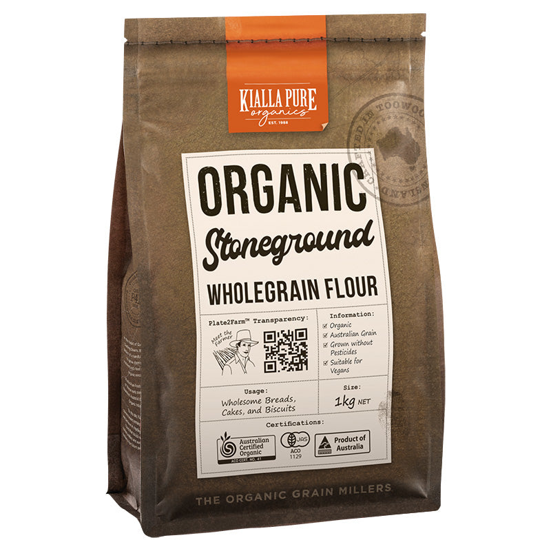 Kialla Organic Stoneground Wholegrain Flour