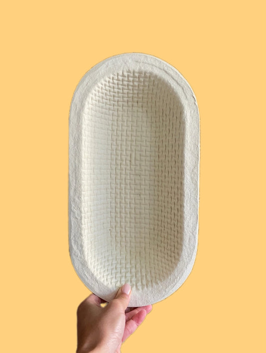 Imperfections: Large Oval Waffle