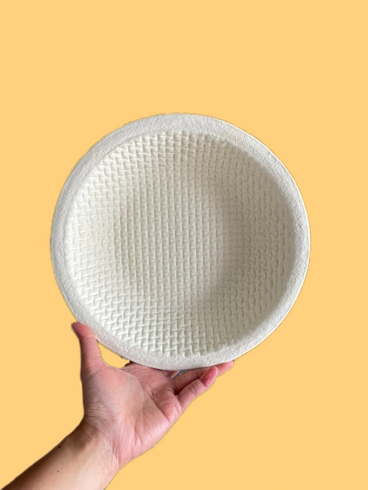 Imperfections: Large Round Waffle