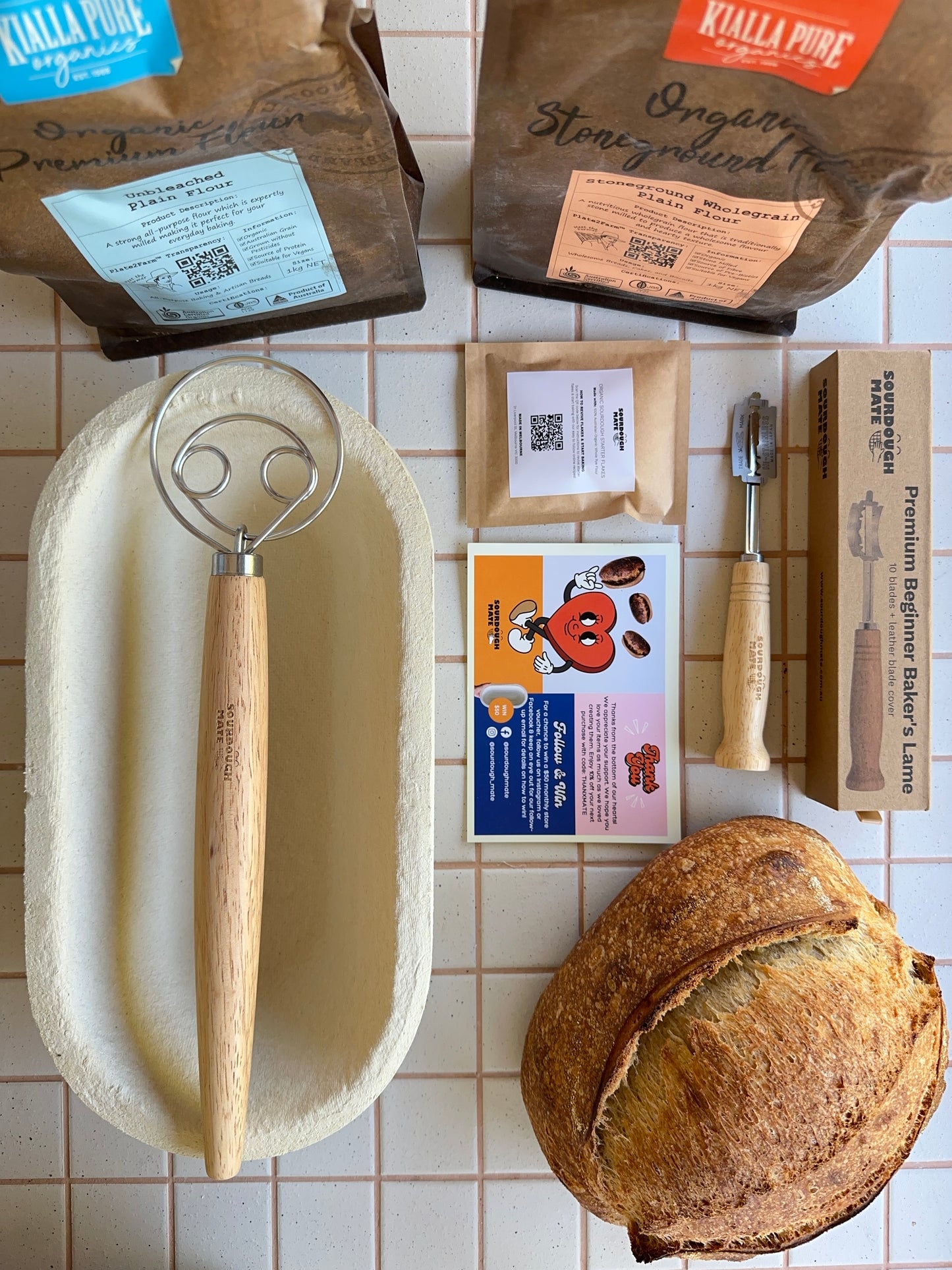 Complete Organic Sourdough Starter Kit