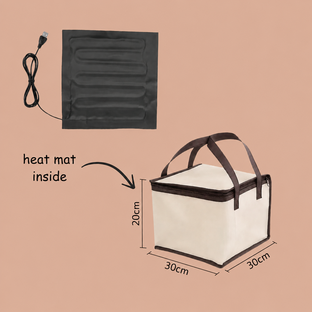 Electric Heat Fermentation Box — USB + Foldable