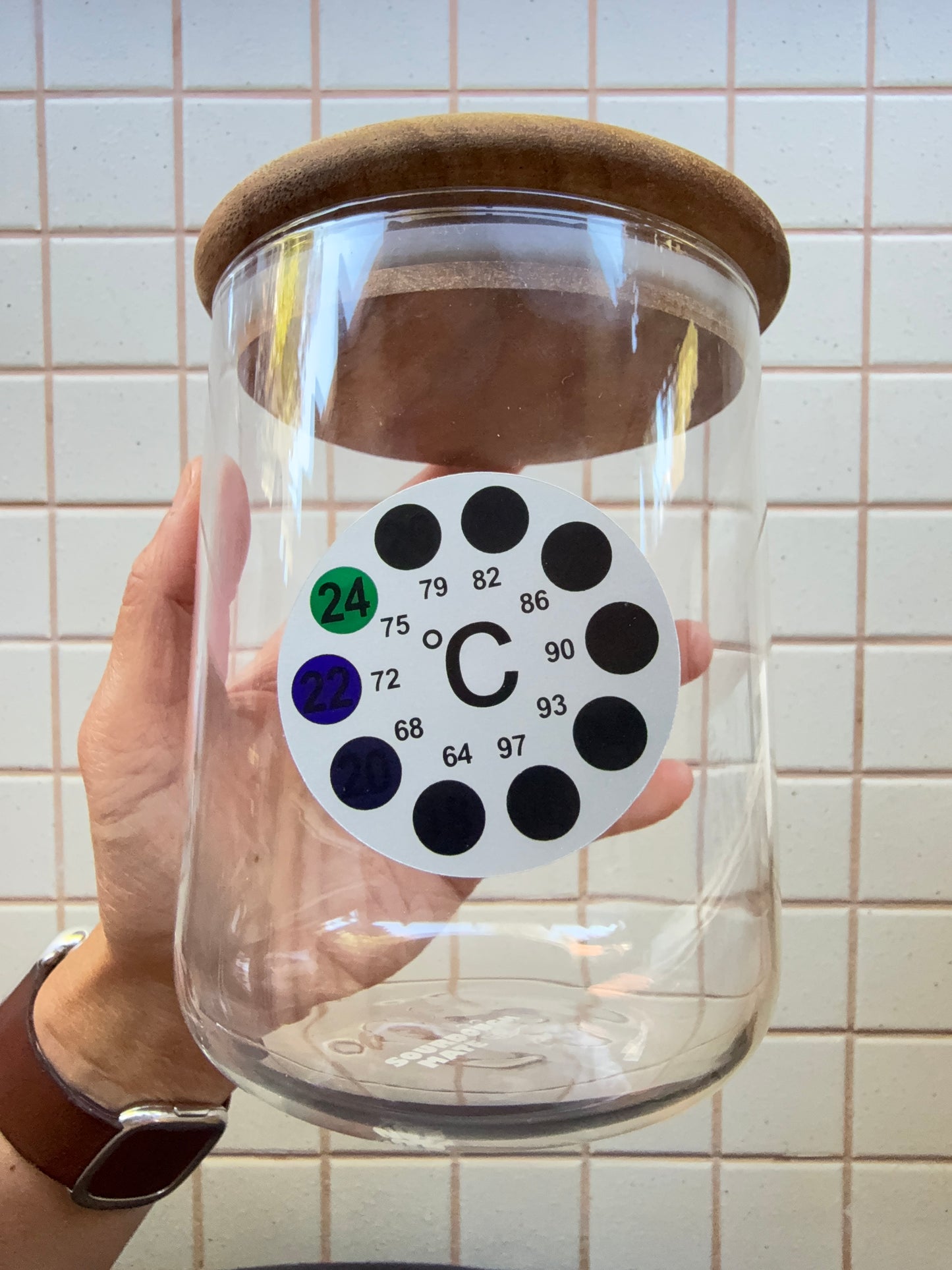 Thermo Sticker for Starter Jars