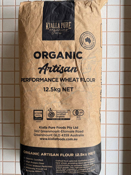 Organic Artisan Bakers White Flour 12.5KG