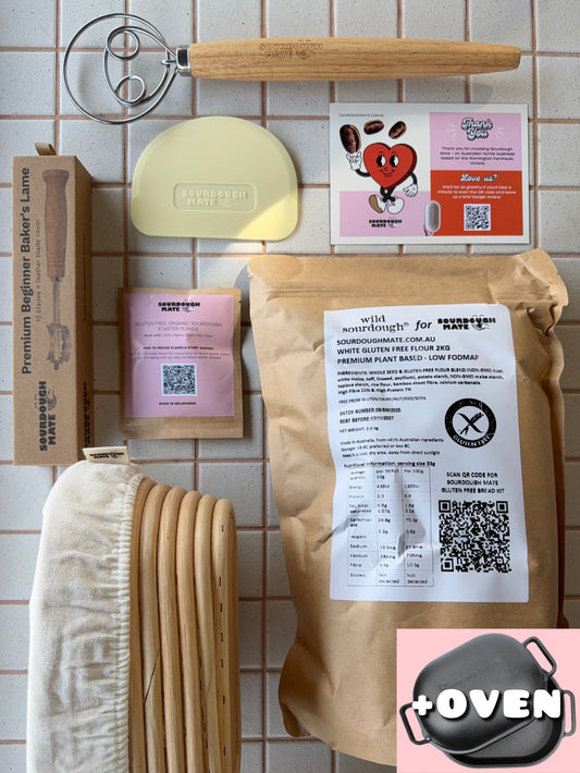 Gluten-Free Classic Sourdough Starter Kit + Oven | Bundle Save $68.70
