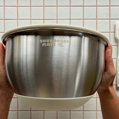 mixing bowl for sourdough bread